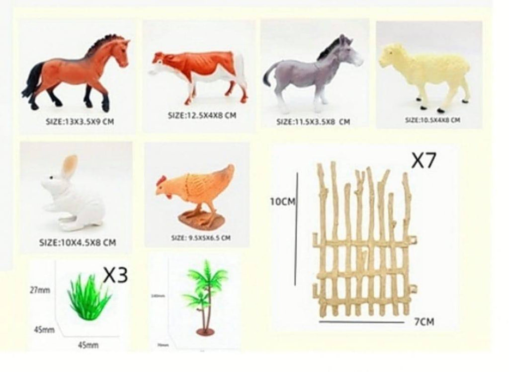 Set 6 Figurine, Animale Domestice, multicolor, 5 cm - 10 cm