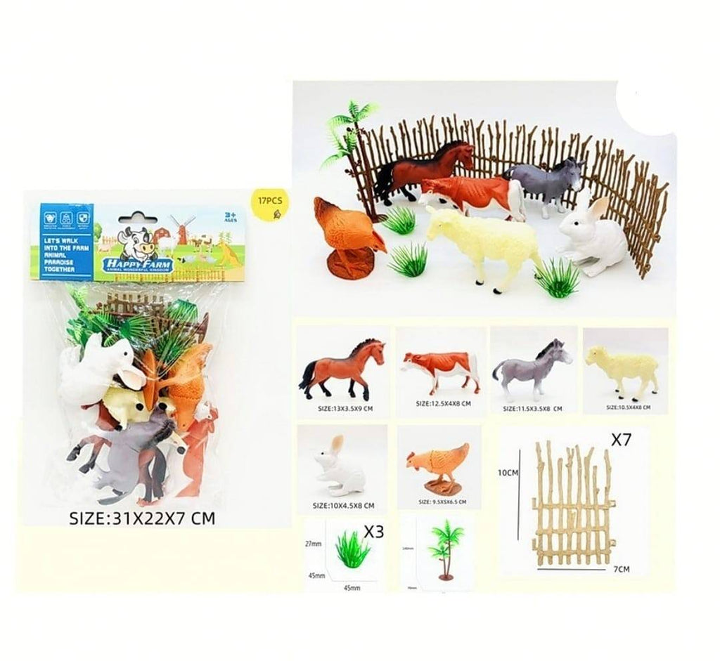 Set 6 Figurine, Animale Domestice, multicolor, 5 cm - 10 cm