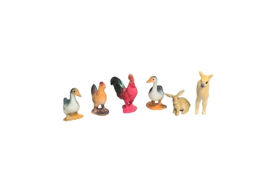Set 6 Figurine, Animale Domestice, multicolor, 5 cm