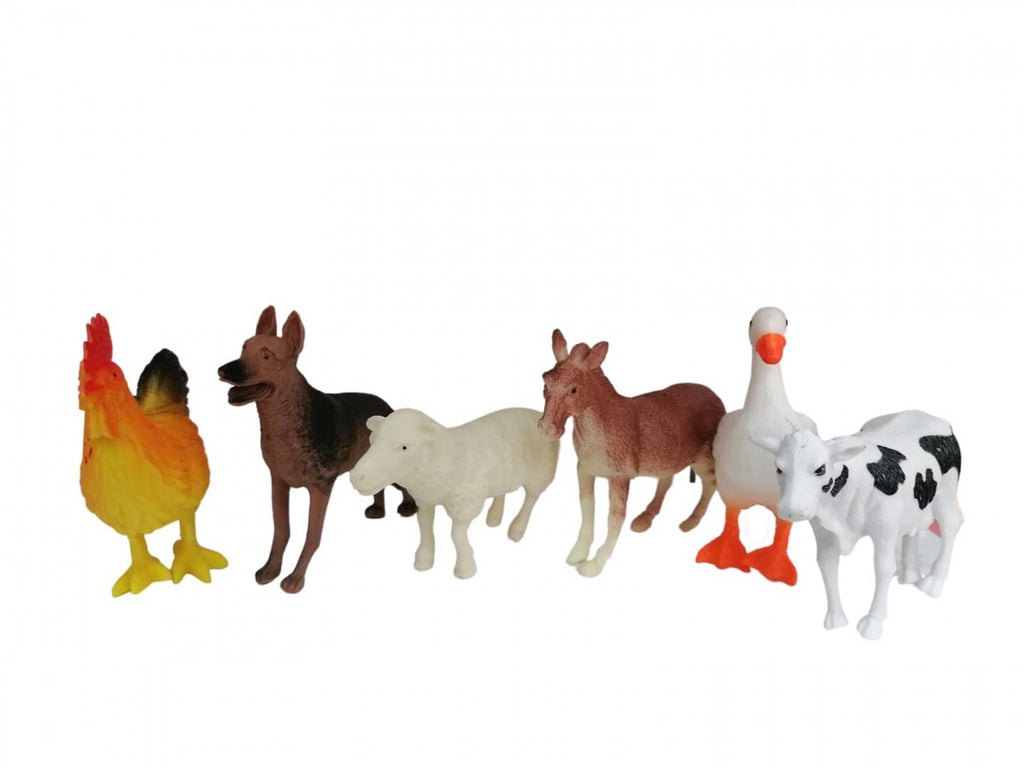 Set 6 Figurine, Animale Domestice, multicolor, 7 cm