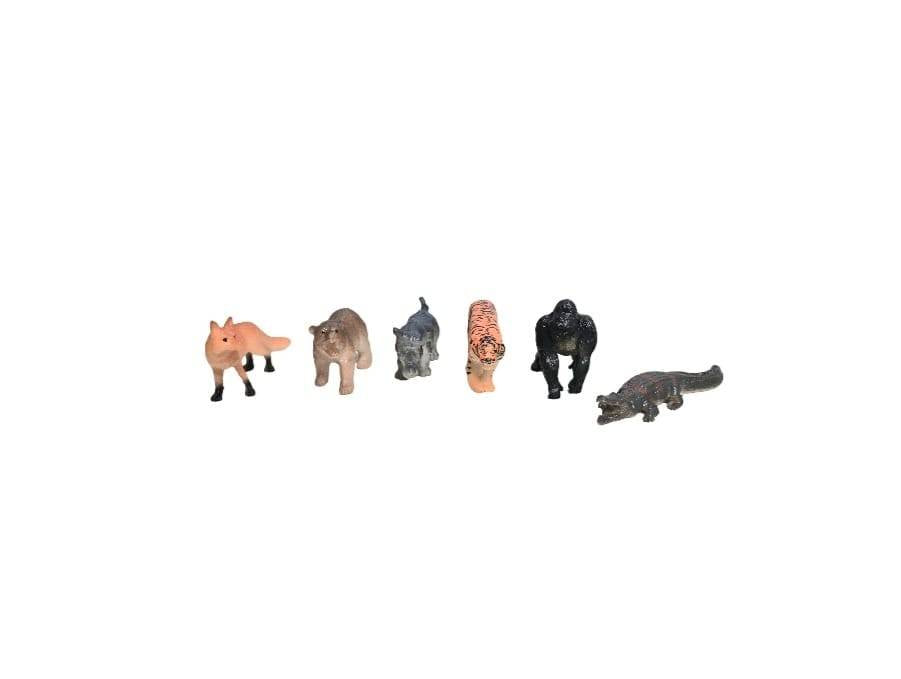 Set 6 Figurine, Animale Salbatice, multicolor, 6 cm