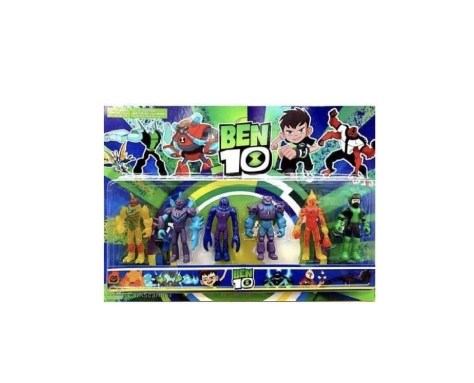 Set 6 Figurine Ben 10, multicolor, 8 cm