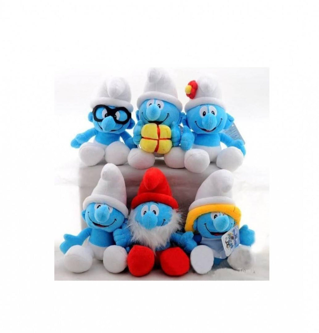 Set 6 Figurine de plus Strumf, MASHASHOP, multicolor, 25 cm