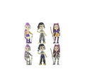 Set 6 figurine K Pop Demon Hunter Girl, cu accesorii, mov/multicolor, 18 cm