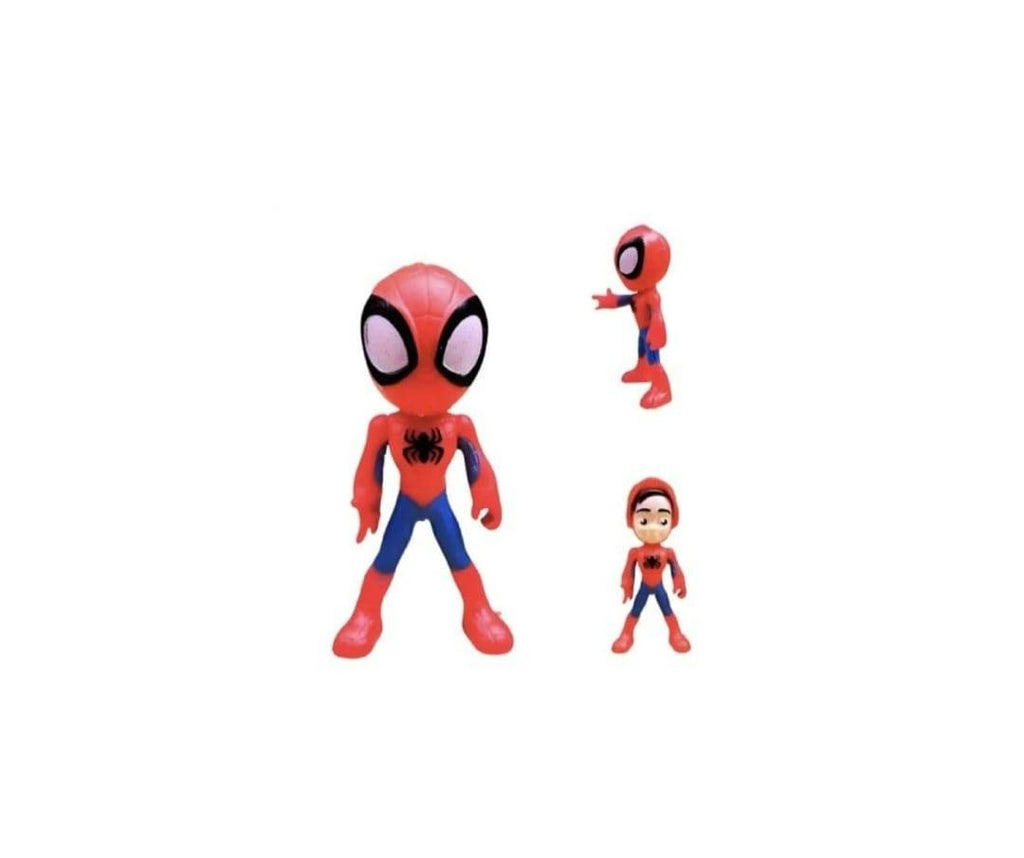 Set 6 Figurine, Paienjenel si Prietenii Spidey, multicolor, 7 cm - 11 cm, 3 ani+
