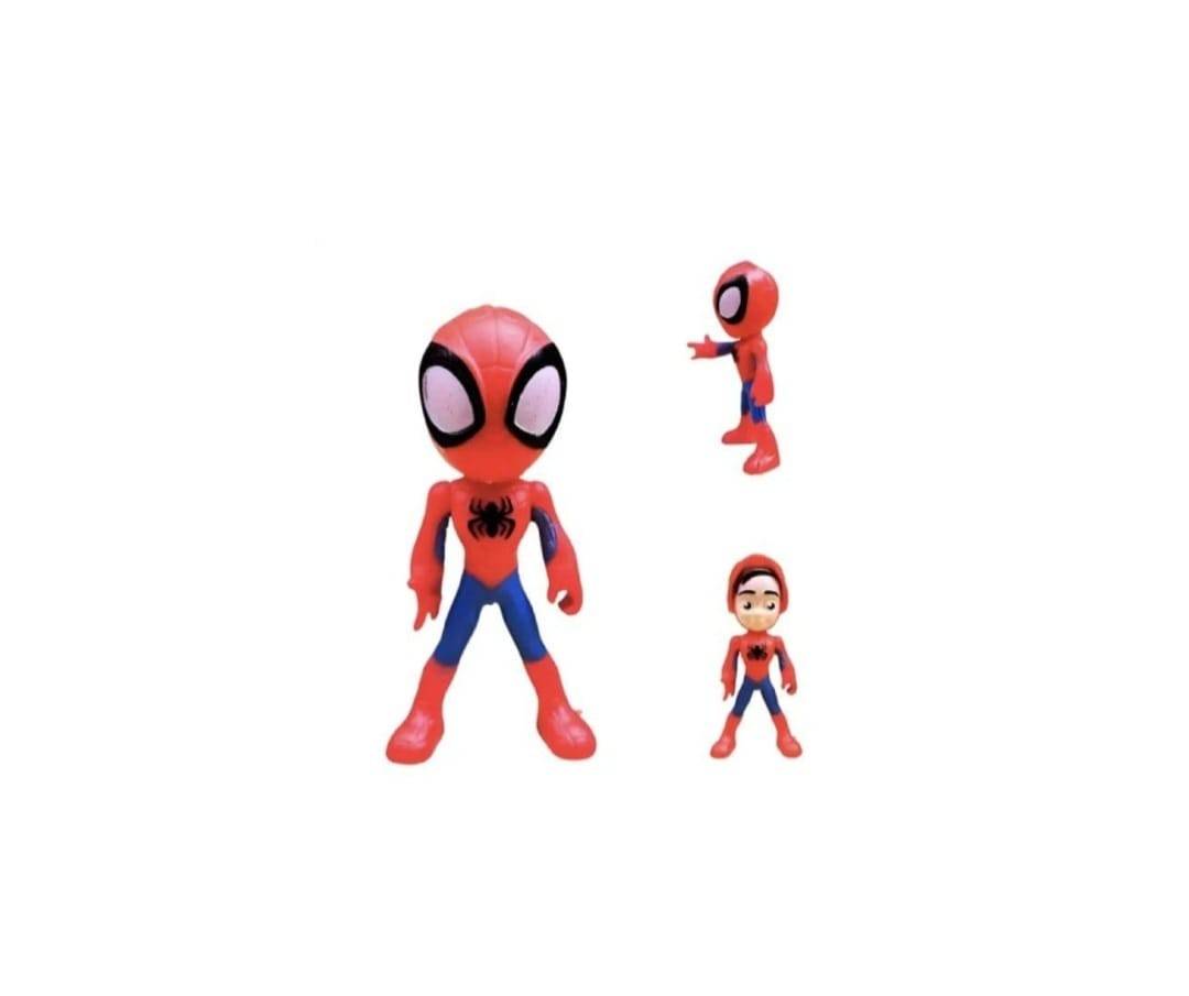 Set 6 Figurine, Paienjenel si Prietenii Spidey, multicolor, 7 cm - 11 cm, 3 ani+