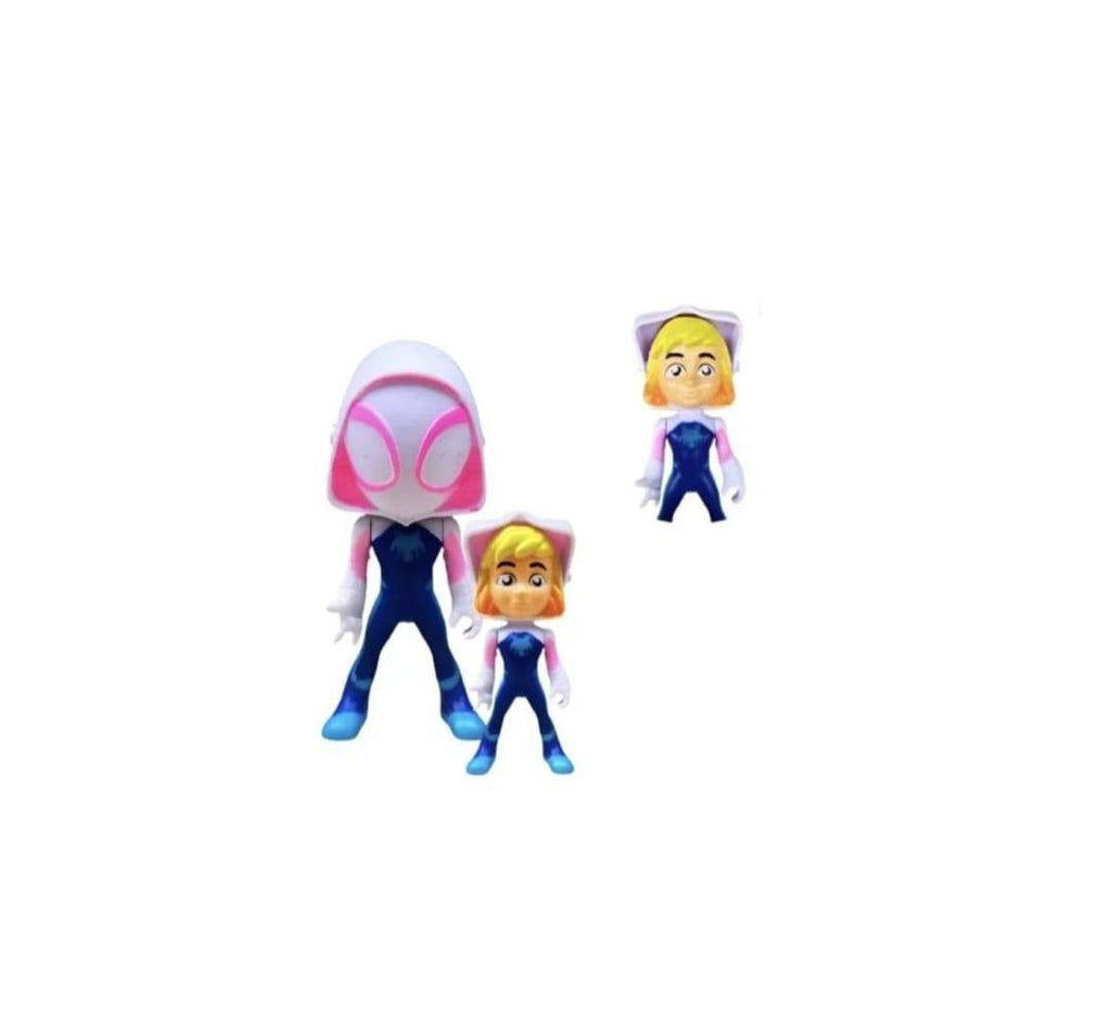 Set 6 Figurine, Paienjenel si Prietenii Spidey, multicolor, 7 cm - 11 cm, 3 ani+