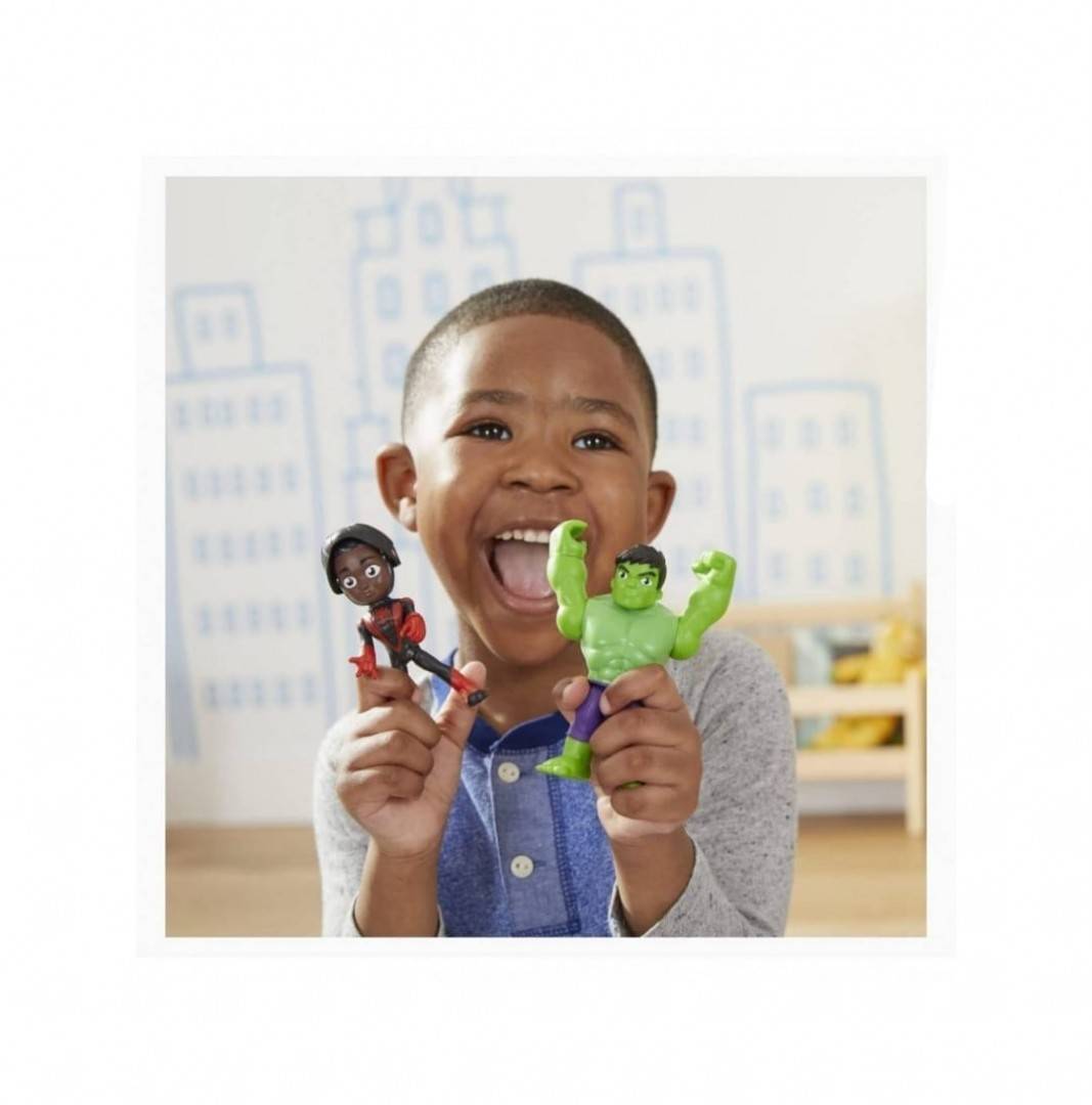 Set 6 Figurine, Paienjenel si Prietenii Spidey, multicolor, 7 cm - 11 cm, 3 ani+