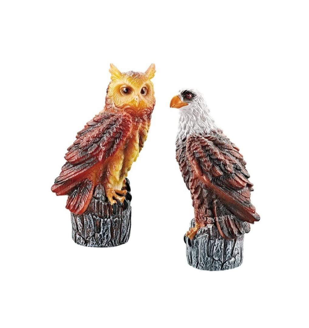 Set 6 Figurine, Pasarile lumii, realiste, sunete, vinil, multicolor, 19 cm