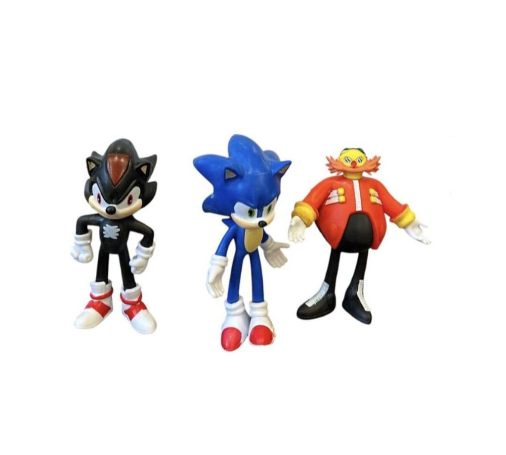 Set 6 Figurine Sonic 3, multicolor, 10 cm