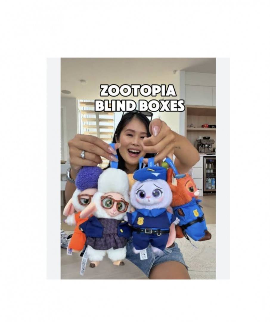 Set 6 Figurine Surpriza, Zootopia, multicolor, 12 cm