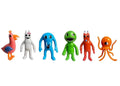Set 6 Figurine tip BanBan, multicolor, 8 cm