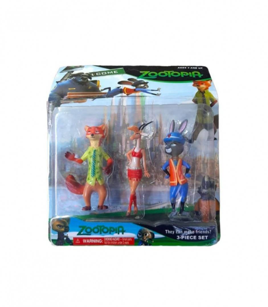 Set 6 Figurine, Zootopia, multicolor, 12 cm