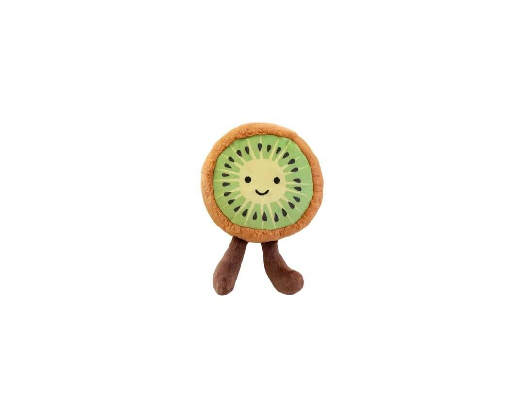 Set 6 Fructe de plus, tip breloc, parfumate, multicolor, 15 cm