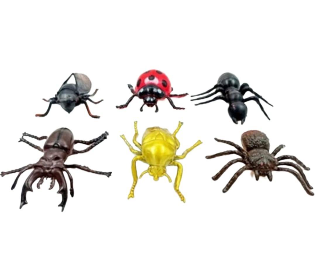 Set 6 Insecte, Animals Insects, multicolor, 11 cm