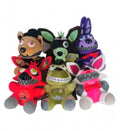 Set 6 jucarii de plus, Five Night's at Freddy's, multicolor, 23 cm