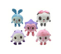 Set 5 Mascote, cu ventuza, plus, multicolor, 20 cm