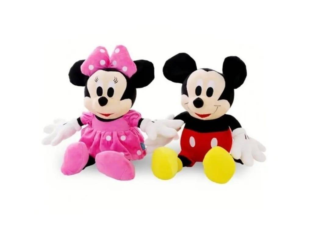 Set 6 Mascote de plus, Clubul lui Mickey, multicolor, 22 cm - 28 cm