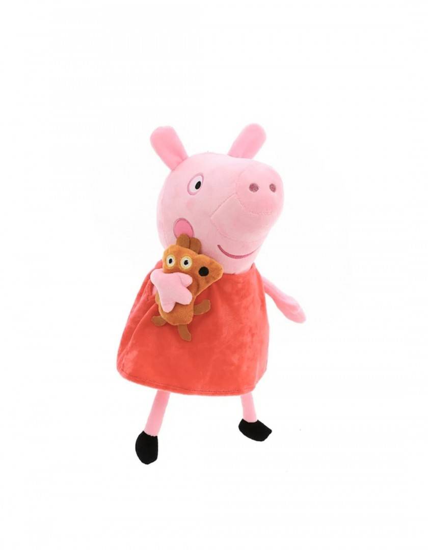 Set 6 Mascote de plus, Peppa, multicolor, 20 cm