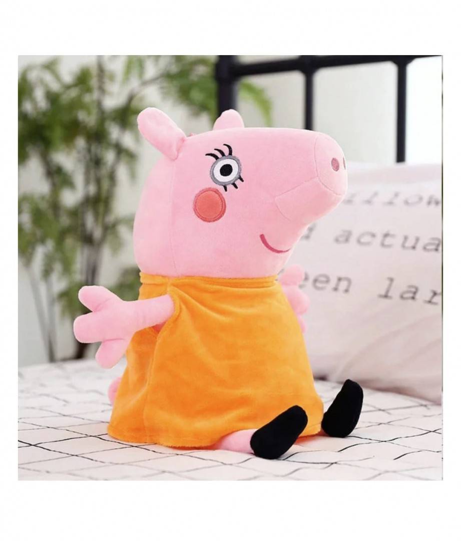 Set 6 Mascote de plus, Peppa, multicolor, 20 cm