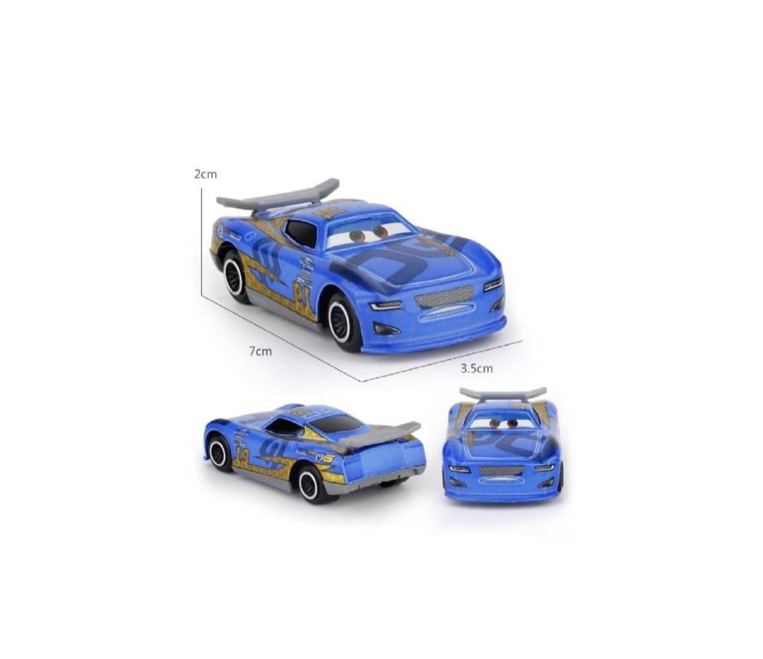 Set 6 Masinute metalice, Cars, multicolor, 7 cm