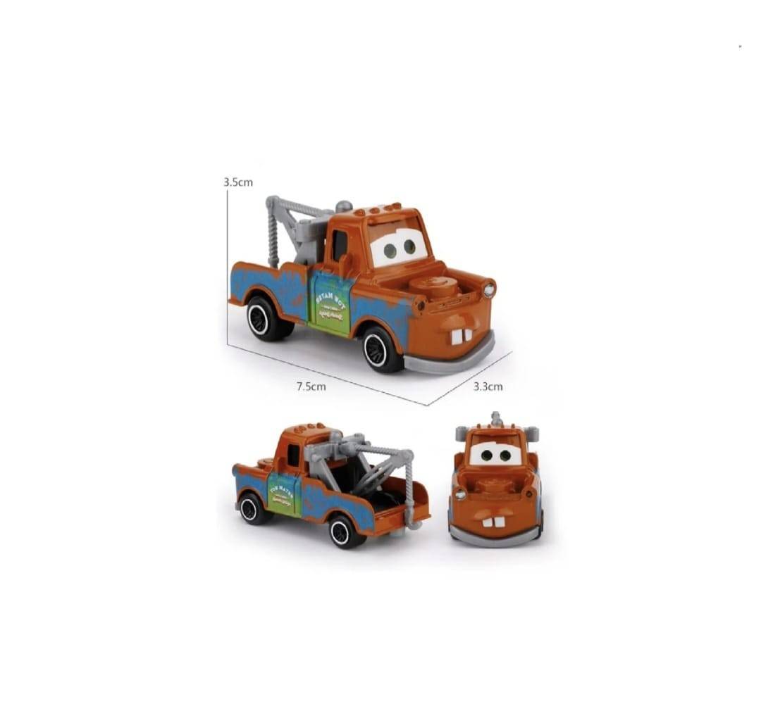 Set 6 Masinute metalice, Cars, multicolor, 7 cm