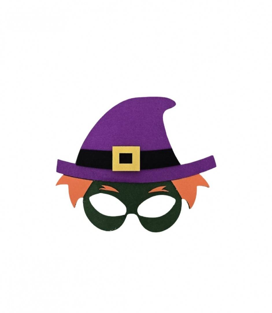 Set 6 Masti copii, Halloween, diverse modele, multicolor, 3 ani - 6 ani