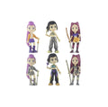 Set 6 figurine K Pop Demon Hunter Girl, MASHASHOP, cu accesorii, mov/multicolor, 18 cm