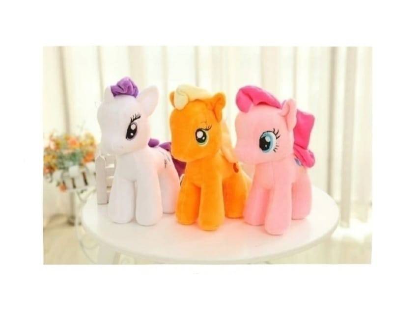 Set 6 Ponei de plus, multicolor, 30 cm