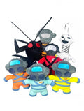 Set 7 Figurine de plus, Lethal Company, multicolor, 30 cm