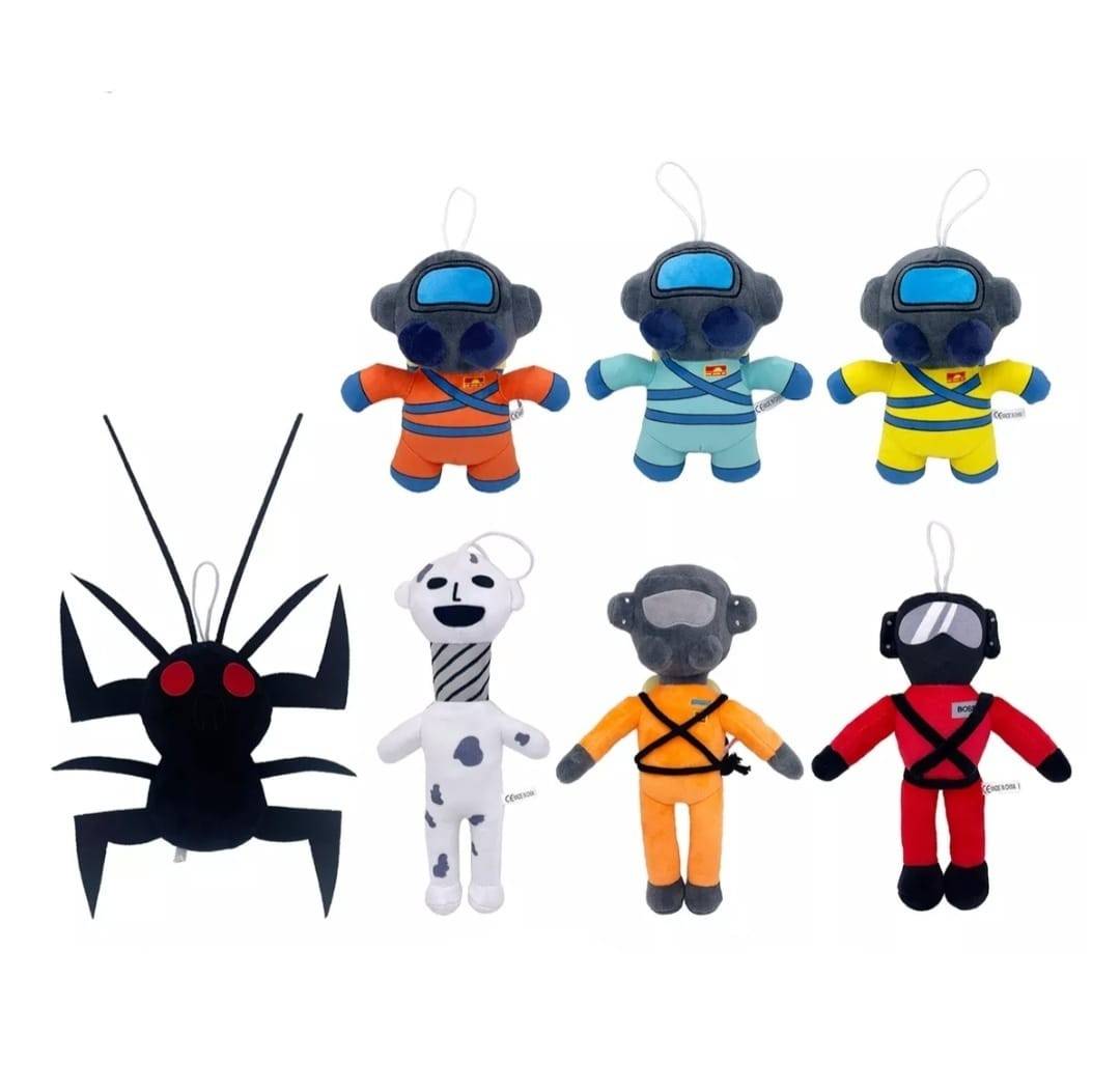 Set 7 Figurine de plus, Lethal Company, multicolor, 30 cm