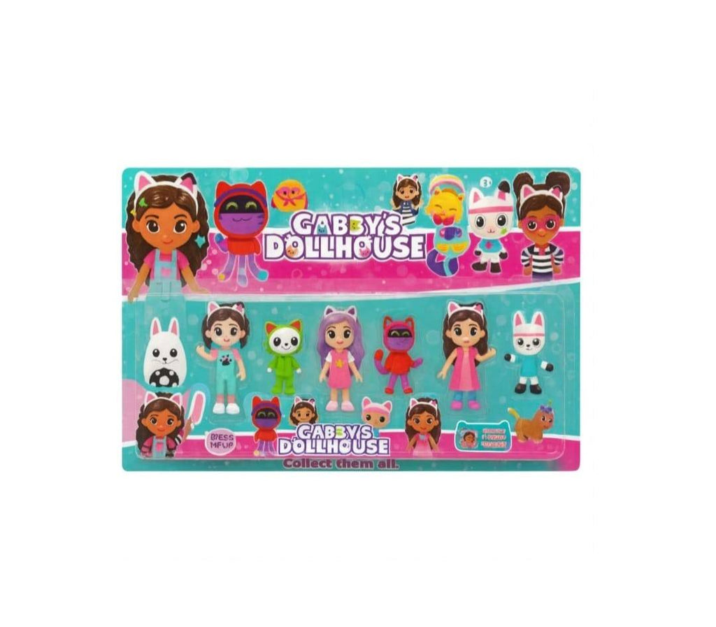 Set 7 figurine Gabby’s Dollhouse, multicolor, 5 cm - 8 cm