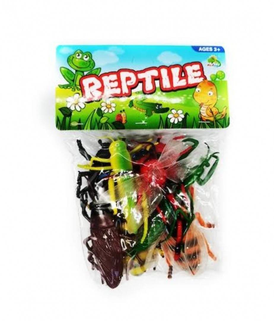 Set 8 Figurine, Insecte mari, multicolor, 8 cm - 10 cm