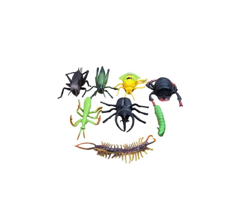 Set 8 Insecte, multicolor, 10 cm