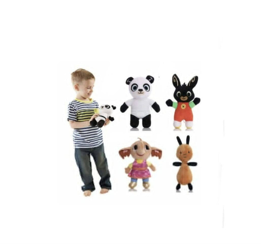 Set 8 jucarii de plus, Bing cu prietenii sai, multicolor, 25 cm - 28 cm