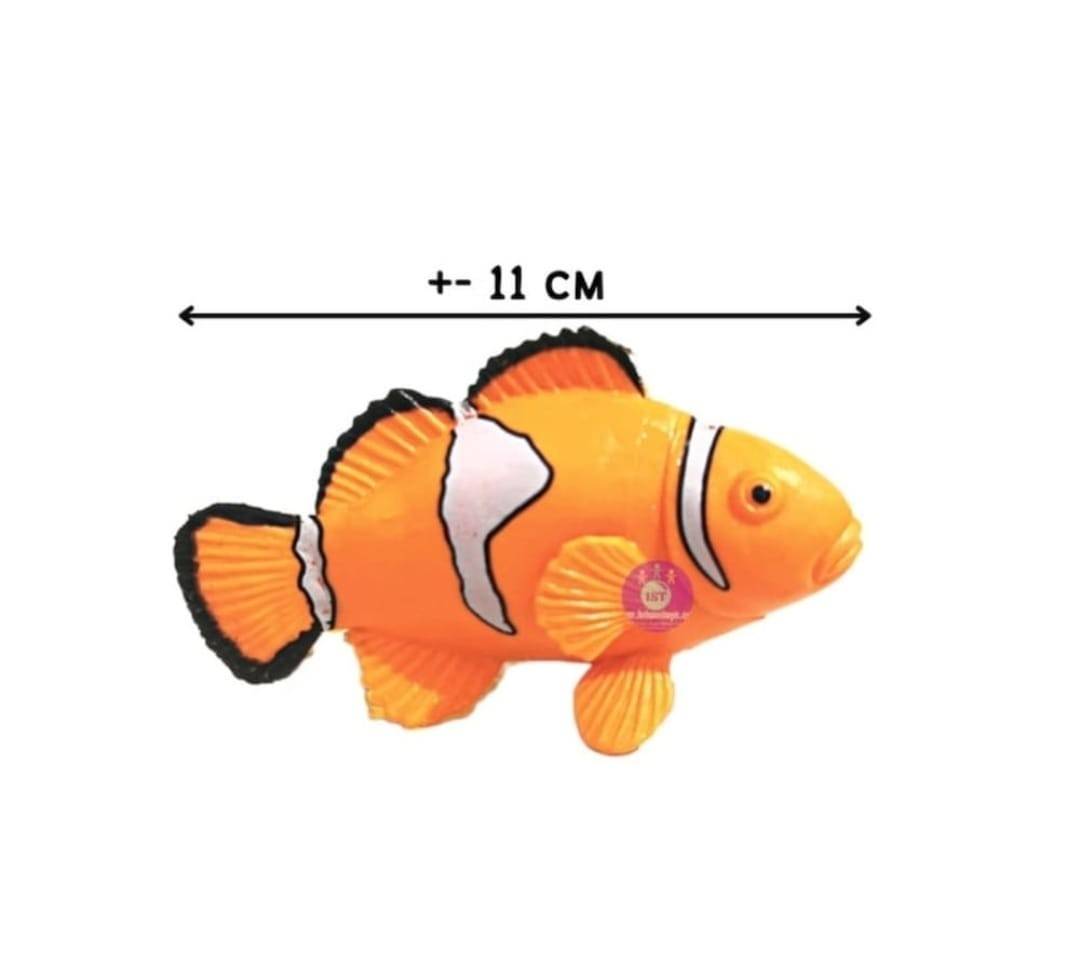 Set 9 Figurine, Animale Marine, cu accesrorii, multicolor, 11 cm