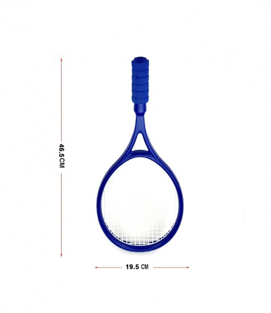 Set badminton, 2 palete, 2 fluturasi, multicolor, 46 cm
