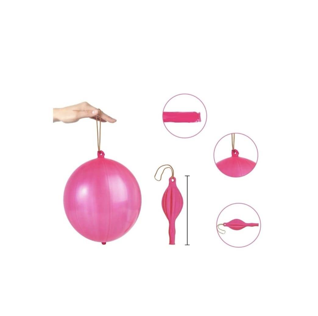 Set Baloane de petrecere de diferite culori, Latex Punch Ball, multicolor, 50 buc