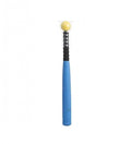 Set bata de baseball si minge, textura usor moale acoperita cu spuma, albastru, 60 cm