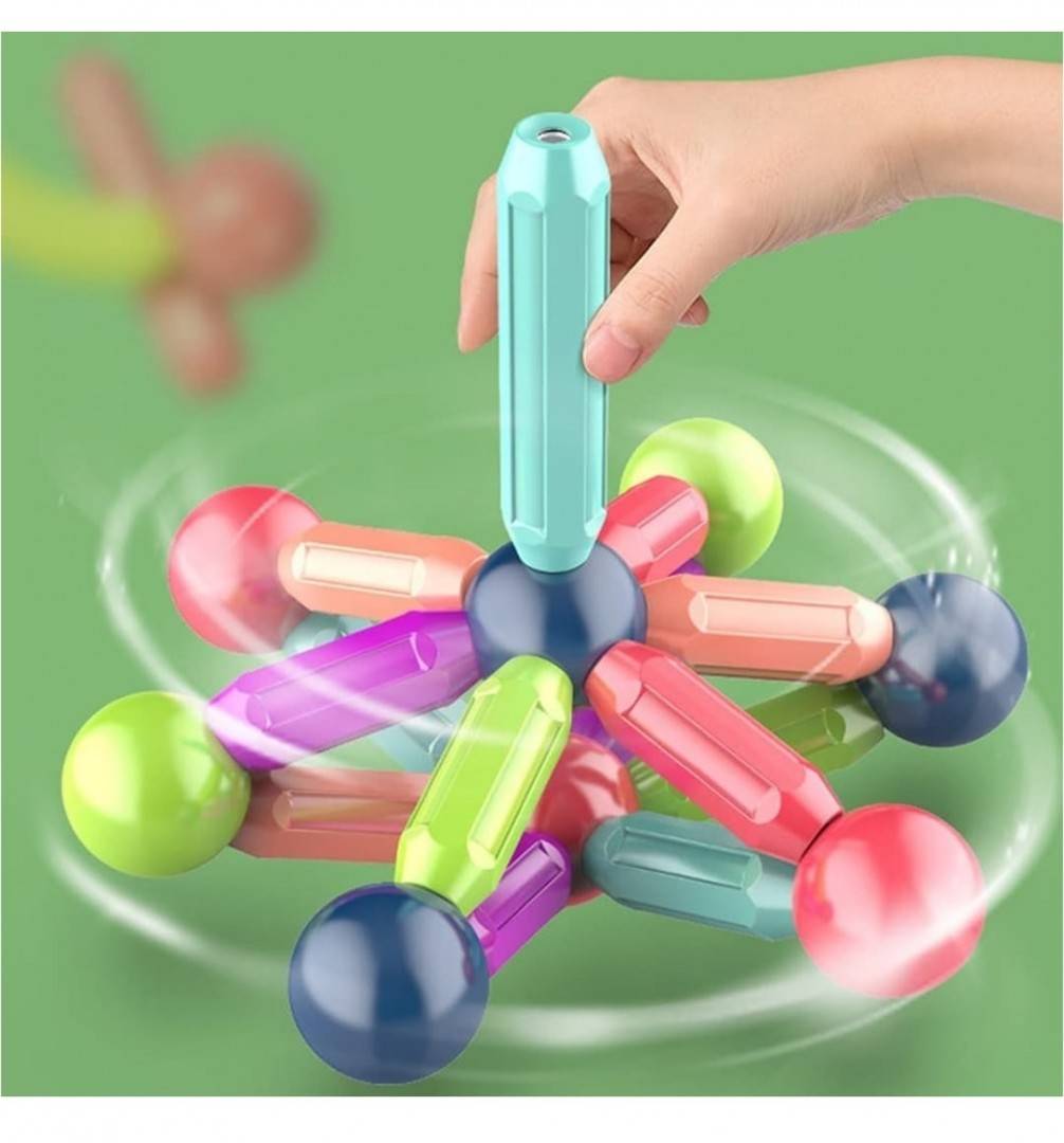 Set Constructie si Asamblare, Labirint cu bile, multicolor, 84 piese