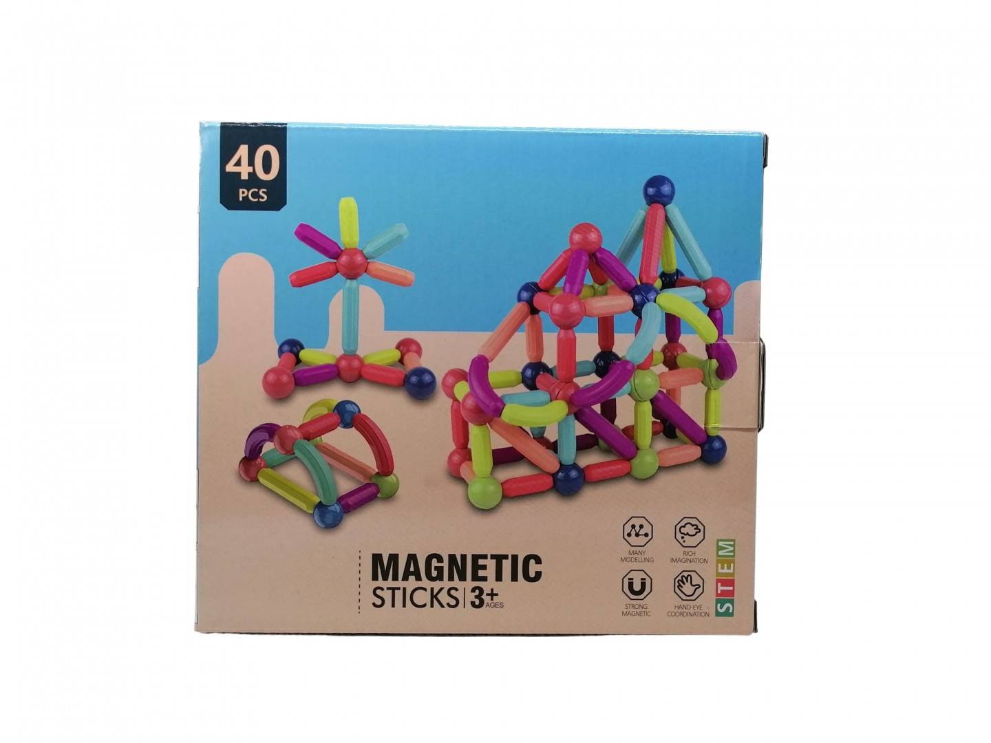 Set Constructie si Asamblare, Labirint cu bile, multicolor, 84 piese