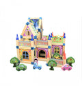 Set de constructie, Micul Arhitect, lemn, 128 piese, 3 ani+
