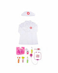 Set de Doctor pentru copii, trusa medicala, sunete si lumini, alb/multicolor, 3 ani - 4 ani