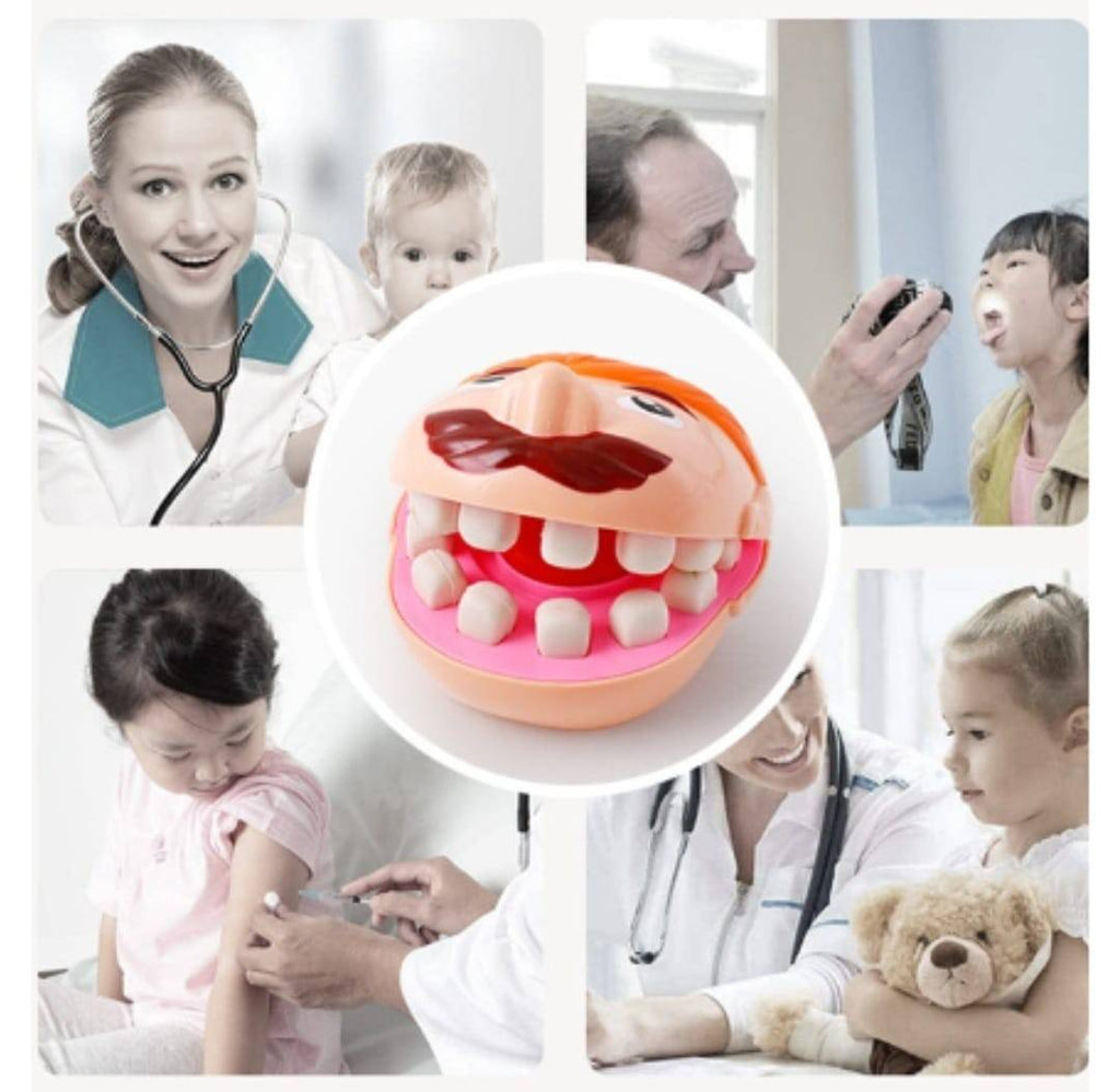 Set de joacă medicală cu plastilină, Stomatolog, multicolor