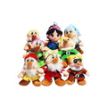 Set de plus, Alba ca Zapada cu cei 7 pitici, multicolor, 21 cm