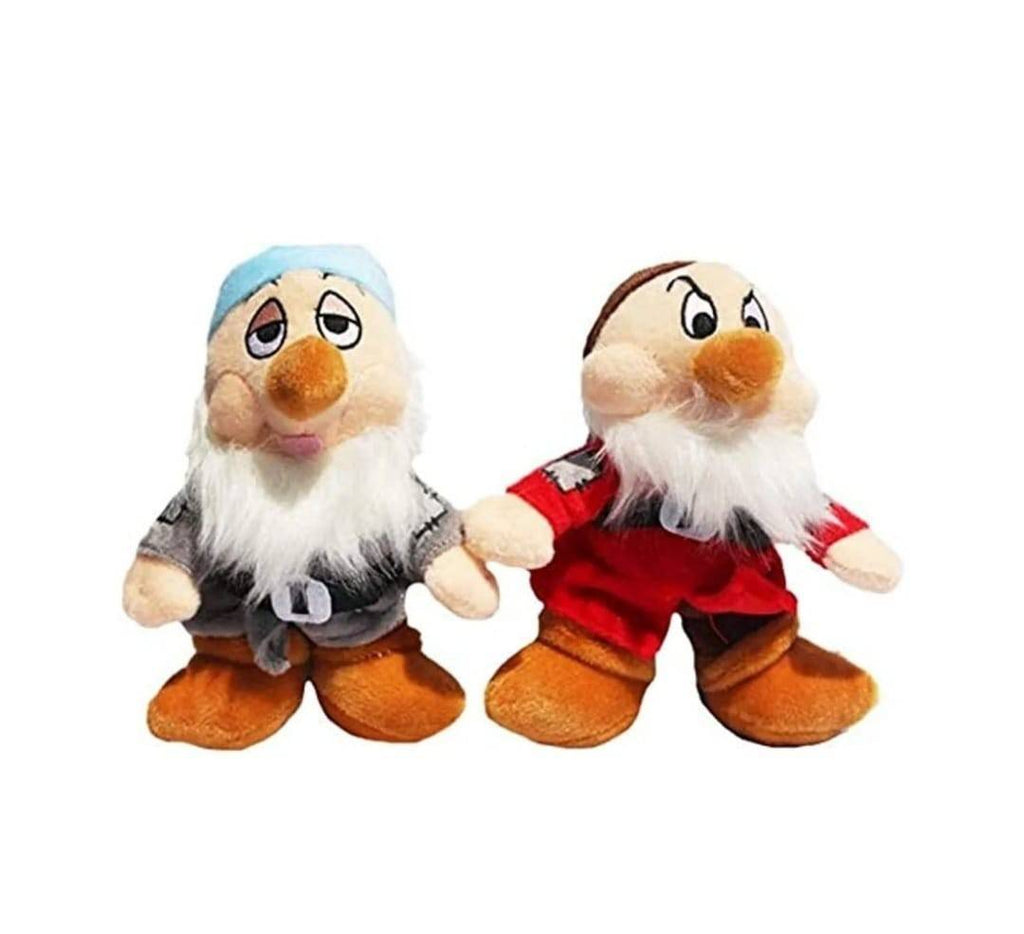 Set de plus, Alba ca Zapada cu cei 7 pitici, multicolor, 21 cm