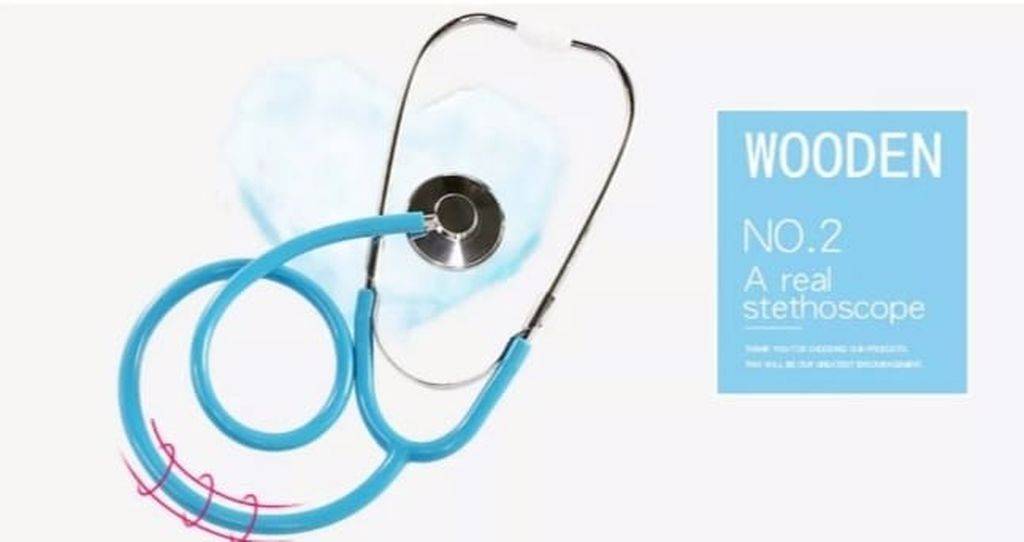 Trusa de doctor, dentist, din lemn, multicolor