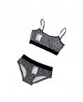 Set fetite, bustiera si chilot, bumbac, multicolor, marimea 11 ani - 16 ani