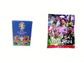 Set Figurina Supriza, Fotbalisti FIFA EURO 2024, 1 pachet de cartonase, 17 bucati, albastru, 7 cm