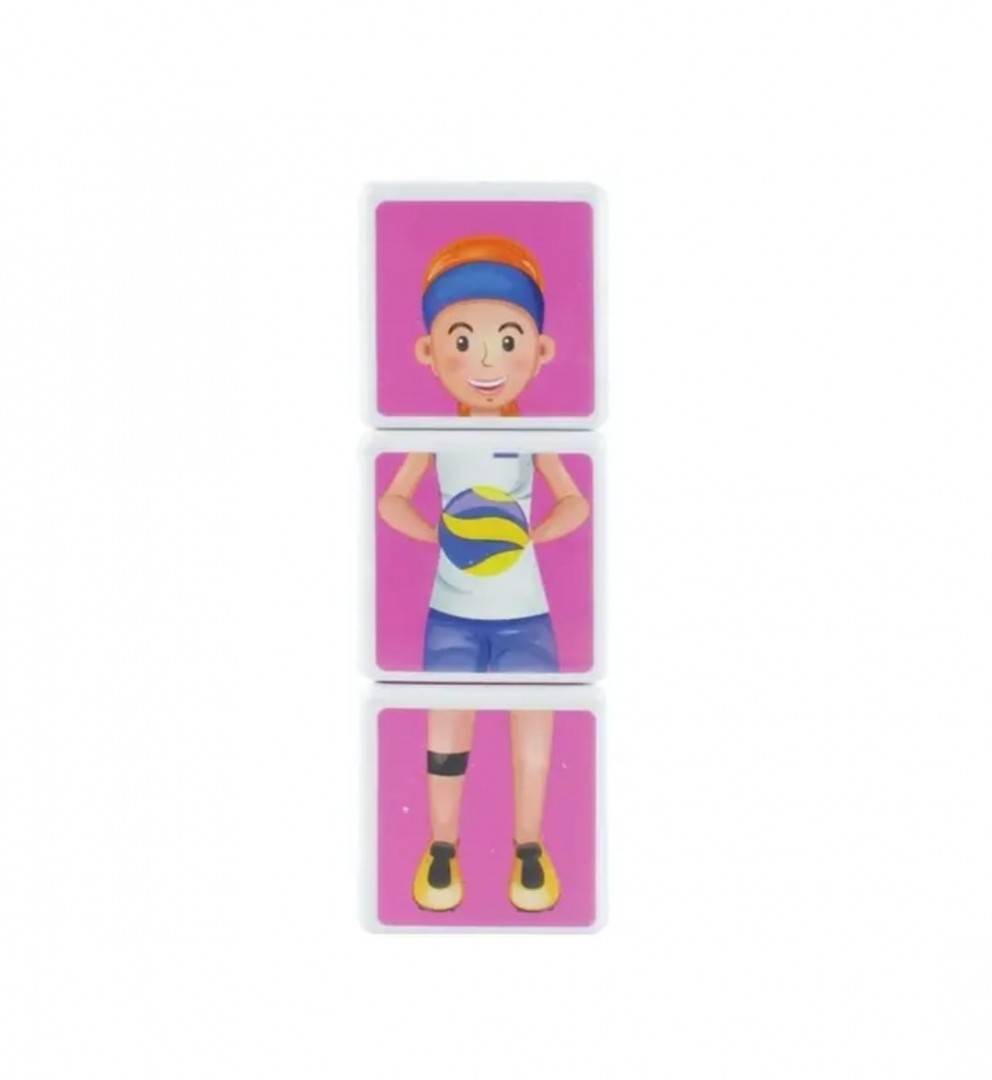 Set inteligent de cuburi magnetice, Invata Meseriile, multicolor